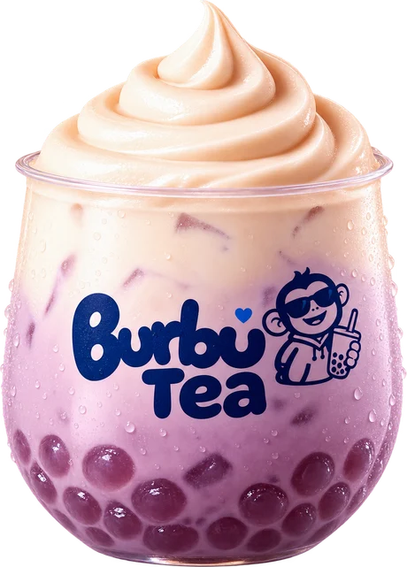 Bebida Zen de Burbu Tea de taro con crema